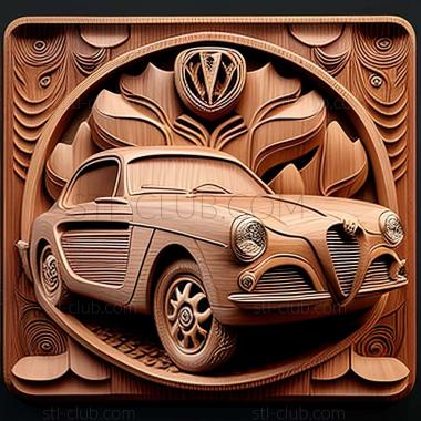 3D мадэль Alfa Romeo Giulietta 1954 (STL)